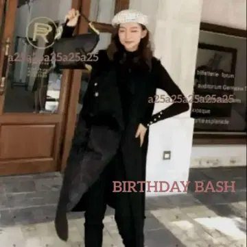 벌스데이 바쉬 롱베스트 코트