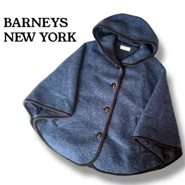 바니스뉴욕 [ 38 ] 후드 부착 판초 케이프 두꺼운 울 겉옷