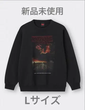 스트레인저 싱스 GU 콜라보 스웨트 셔츠 L 사이즈
