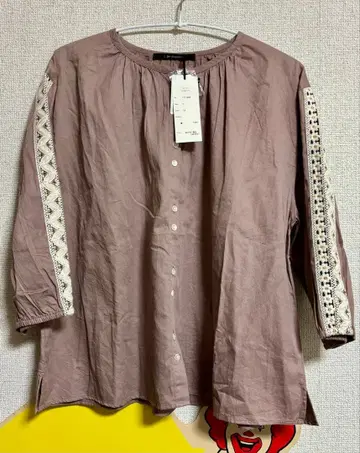 fu-dueka 에이카 7부 소매 블라우스 미사용 택 포함