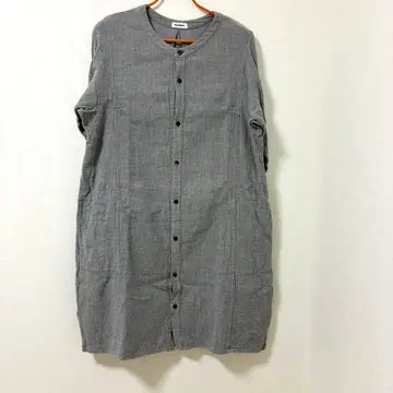 플랜테이션 튜닉 셔츠 원피스 긴팔 플랜테이션