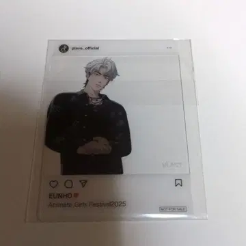 AGF2025 PLAVE 플레이브 클리어 포토 플레이트 EUNHO 은호