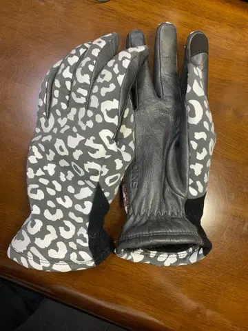 HONNS 장갑 레오파드 무늬