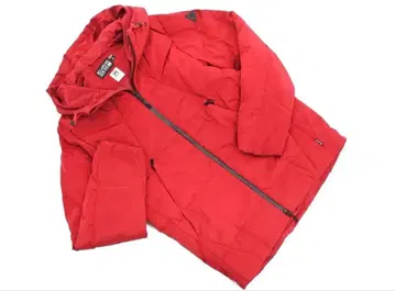 BILLABONG 후드 부착 레드 다운 자켓 L