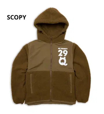 SCOPY 보아 플리스 후드티 [ 한정판 ] 29Q