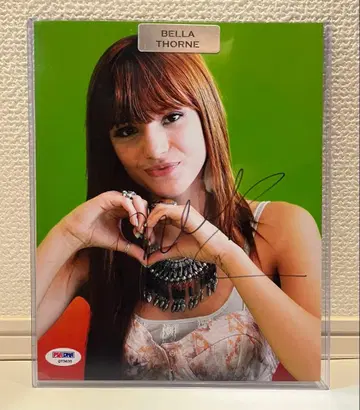 벨라 손 (친필 사인)(coa)