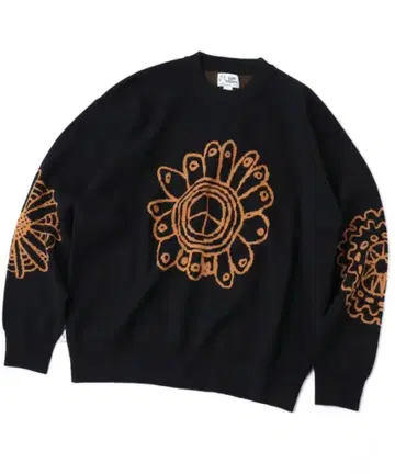 짐 마스터 자카드 니트 L