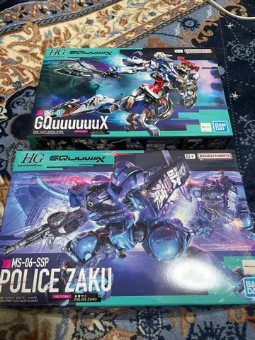 HG GQuuuuuuX 군경 자쿠 2개 세트 내부 가방 미개봉 지크 액스