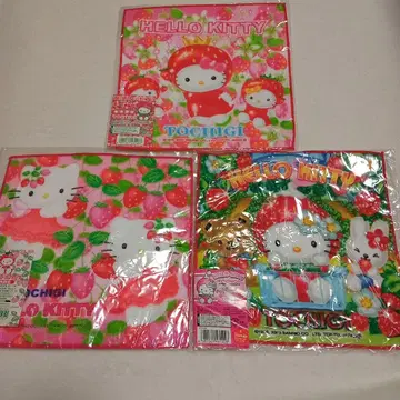 헬로키티 지역 한정 (도치기) 타월 손수건 3개 세트