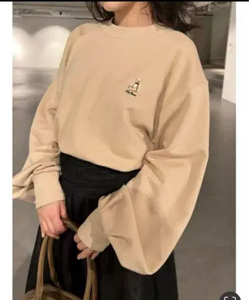 릴리 브라운 맨투맨 티셔츠 릴리 베어