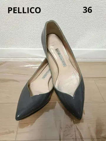 PELLICO 에나멜 펌프스 그레이 계열 36