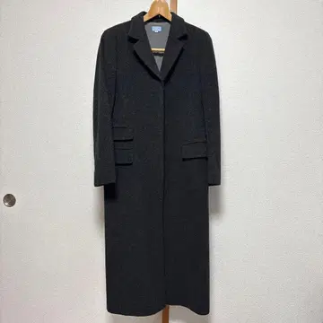 STUDIO 롱 울 코트 블랙 구제 의류