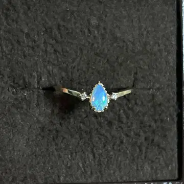 에테 오팔 핑키링 5호 인증서 포함