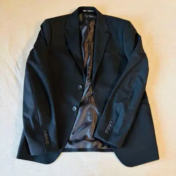ZARA 블랙 슬림핏 정장 자켓