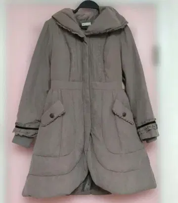 axes femme 꽃무늬 레이스 다운 자켓