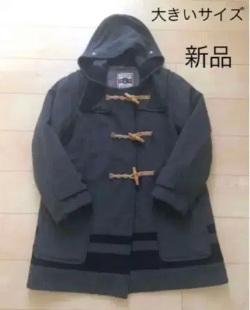 아즈노아즈 더플 코트 그레이