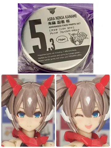 hyena 슈라 닌자 히나타 어레인지 페이스 파츠 세트 메가미 디바이스