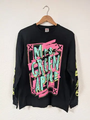 Mrs. Green Apple 긴팔 T셔츠 블랙 사이즈 L