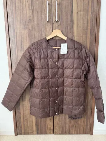 미사용 새상품 브라운 다운 자켓 이너 다운 L