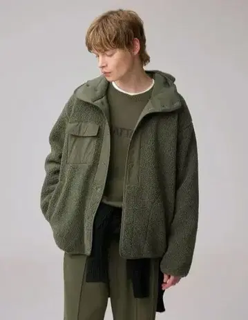 보아 플리스 스냅 후드티 ENGINEERED GARMENTS