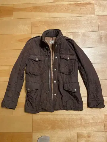 브라운 밀리터리 자켓