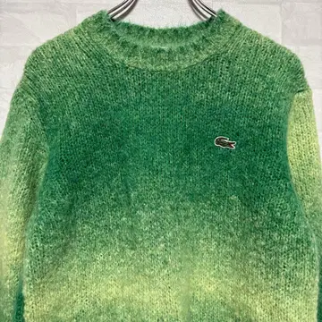 LACOSTE 알파카 혼방 그라데이션 니트 US S 사이즈