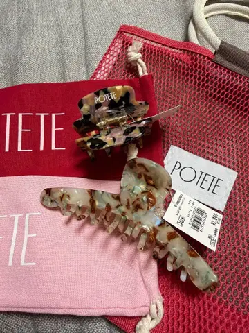 POTETE 헤어 클립 2세트