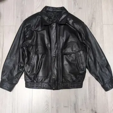 가죽 자켓 블랙