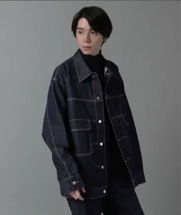 HARE 정가 2만 원 원 워시 BIG 데님 자켓