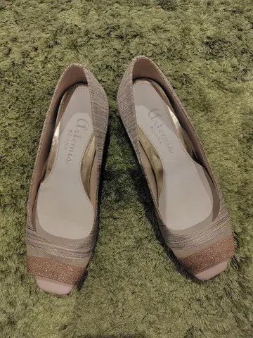 [새상품급] 오픈토 웨지 샌들 23.5