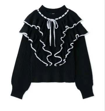 [즉시 완판] 릴리 브라운 프릴 라메 니트