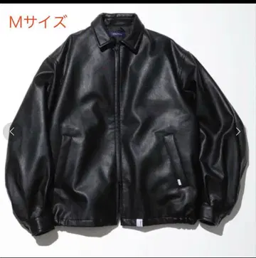 NAUTICA 비건 가죽 인슐레이티드 블루종 M 사이즈