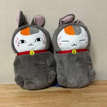 제일복권 나츠메 우인장 ~냥코 선생님과 달밤의 연회~ 봉제 인형 2점