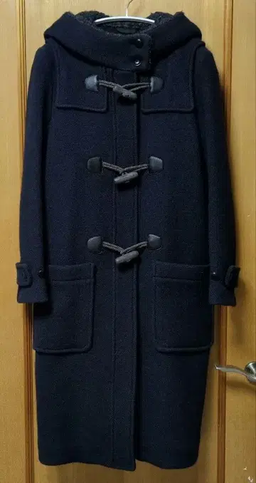 mina perhonen 미나 페르호넨 moss 네이비 더플 코트