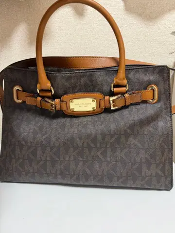 MICHAEL KORS 브라운 숄더백