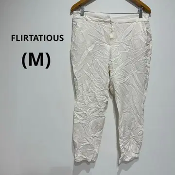 FLIRTATIOUS (플러타셔스) 화이트 캐주얼 팬츠 [M]