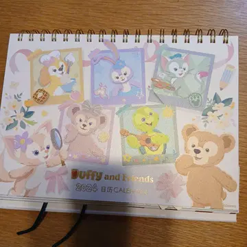 Duffy and Friends 2024년 날짜 달력