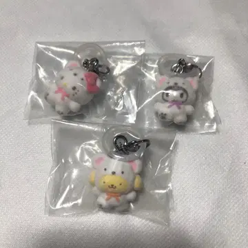 산리오 메지루시 액세서리 포근포근 스노우 포차코 폼폼푸딩