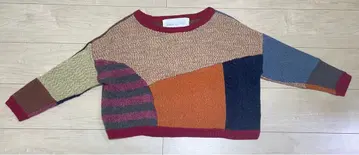 아틀리에 두 사봉 패치워크풍 니트