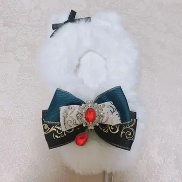 봉제 인형 옷 인형옷 그린 리본