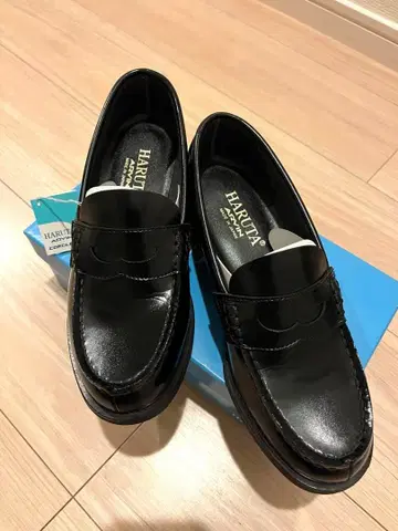 HARUTA 블랙 로퍼 [새상품급] 24.5cm