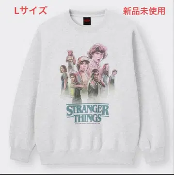 GU 기묘한 이야기 헤비웨이트 맨투맨 풀오버 L 사이즈