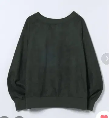 JEANASIS 스웨이드 라이크 오프숄더 풀오버 블랙