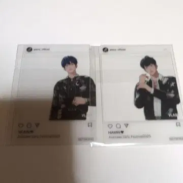 AGF PLAVE 클리어 포토 카드 세트