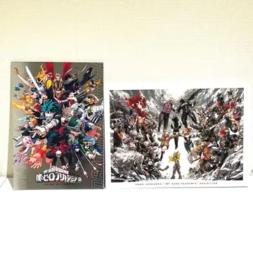 나의 히어로 아카데미아 히로아카 원화전 도록 세트 전단지