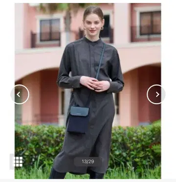 거의 새상품 드레 사키소니 셔츠 원피스 36