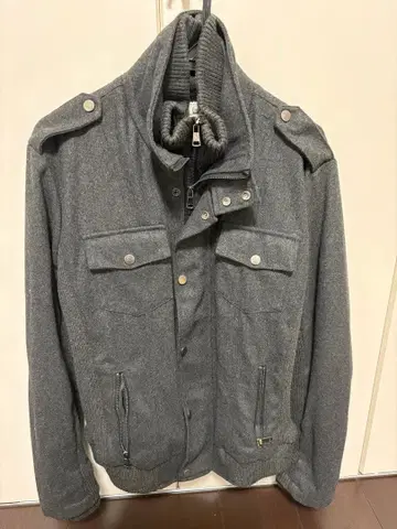 INTERMEDIA 자켓 더블 지퍼 속기모 L 사이즈