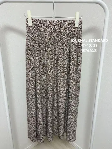 JOURNAL STANDARD 저널 스탠다드 꽃무늬 스커트 브라운