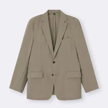 [ GU ] 워셔블 테일러드 자켓&팬츠 세트 베이지 XL