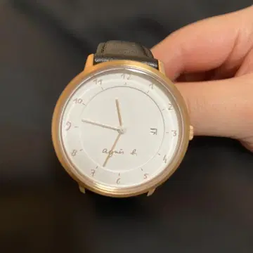 아네스베 agnes b. 여성용 멀티 손목시계 일본제 가죽 벨트